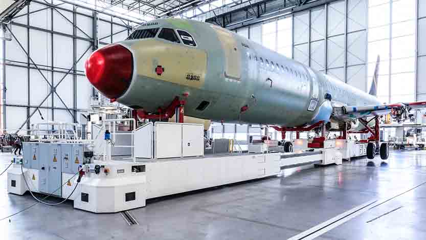 Airbus inaugura quarta linha de produção da Família A320