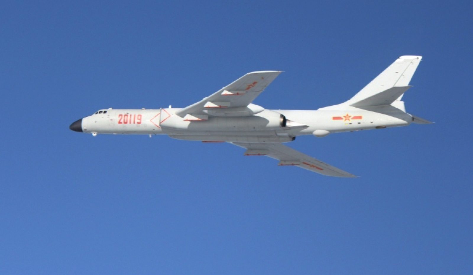H-6K dá à China a capacidade de realizar bombardeios estratégicos de longa distâncias