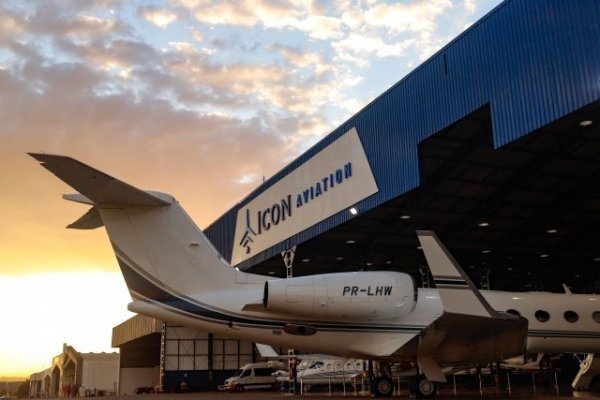 Hangar da Icon Aviation em Brasília