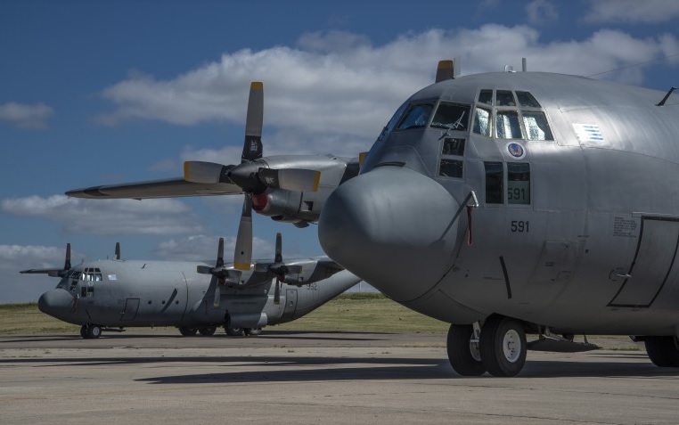 C-130B da Força Aérea do Uruguai
Foto: Força Aérea do Uruguai