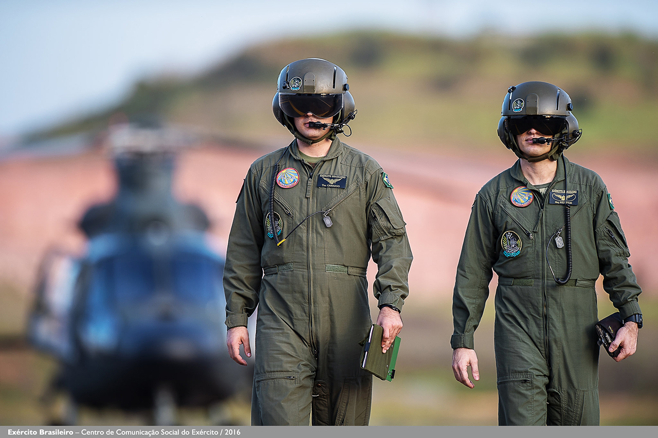 Militares da Aviação do Exército Brasileiro
Foto: Exército Brasileiro