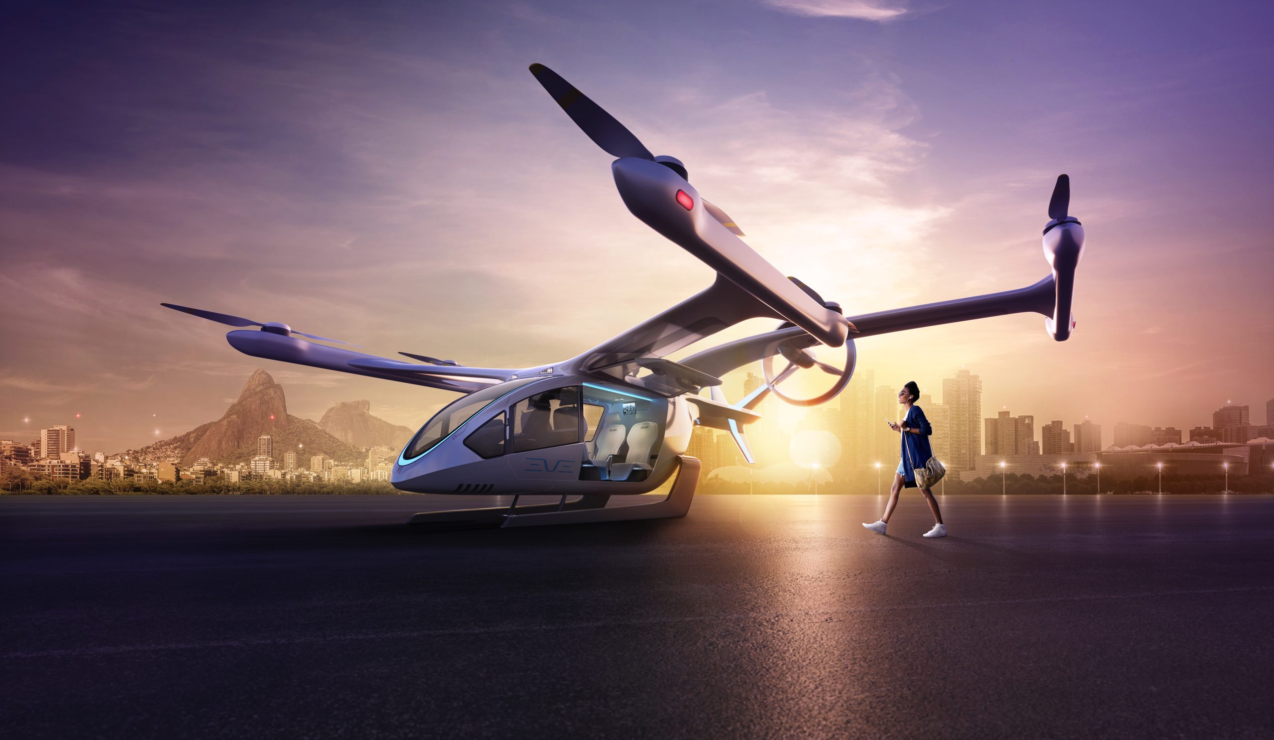 Eve Experience: novo serviço aéreo no RJ vai simular futuro da aviação