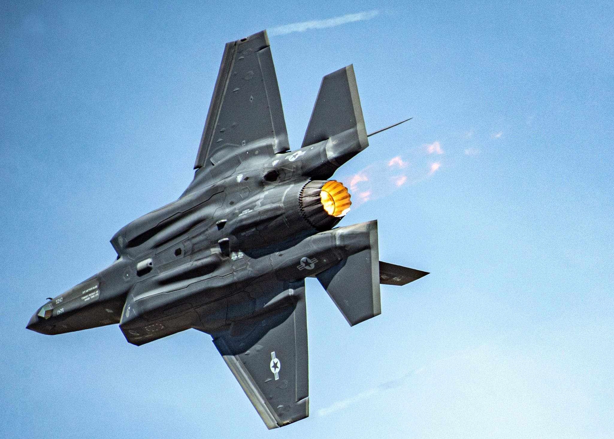 Caça F-35 da USAF. Foto: Nicolas Myers / USAF