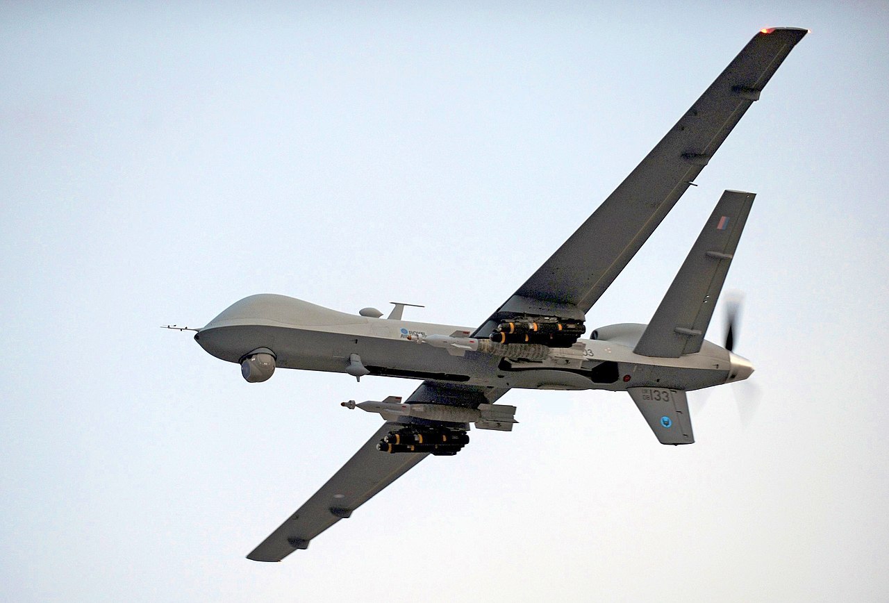 Drone Reaper em operação no Afeganistão. Foto: Tam McDonald