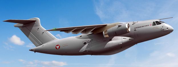 C-390 será novo cargueiro da Áustria