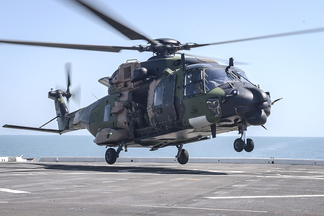 NH 90 da Austrália. Foto: Derek A. Harkins