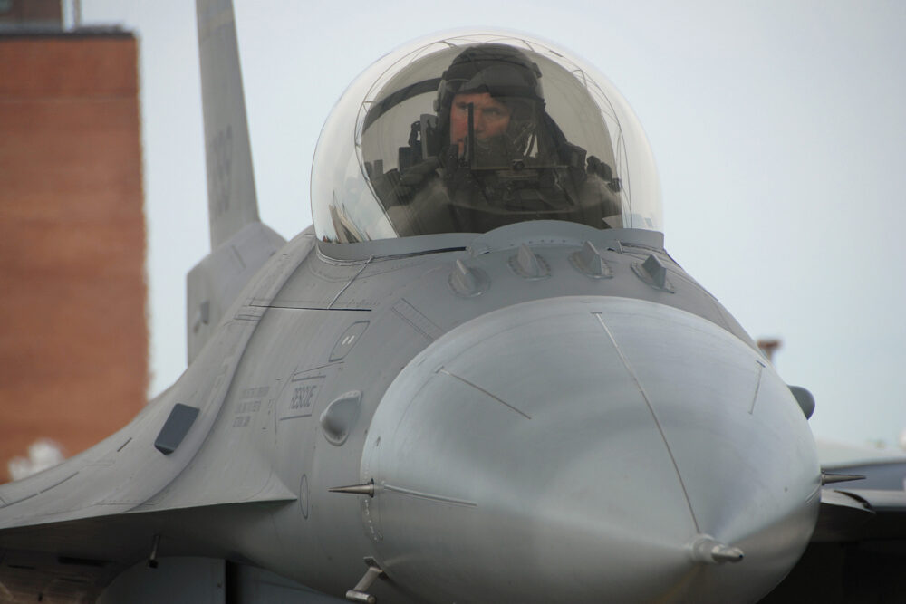 F-16 da USAF. Foto: Caycee R Cook