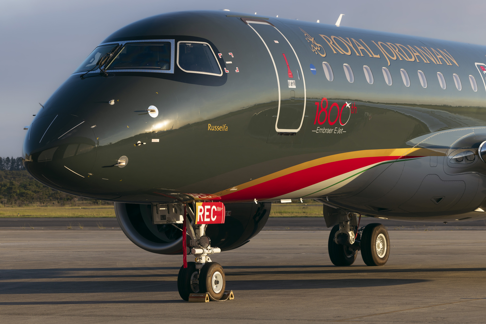 1.800º jato Embraer E2
Foto: Embraer