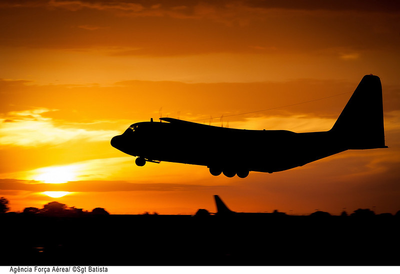 Foto de arquivo de C-130 Hércules da FAB. Foto: Bruno Batista