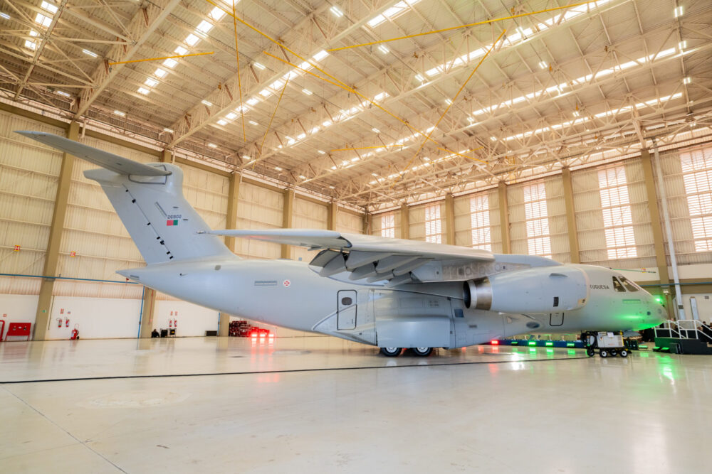 Segundo KC-390 de Portugal. Foto: Embraer