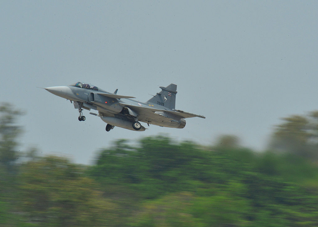 F-39 da Tailândia. Foto: Aaron Oelrich