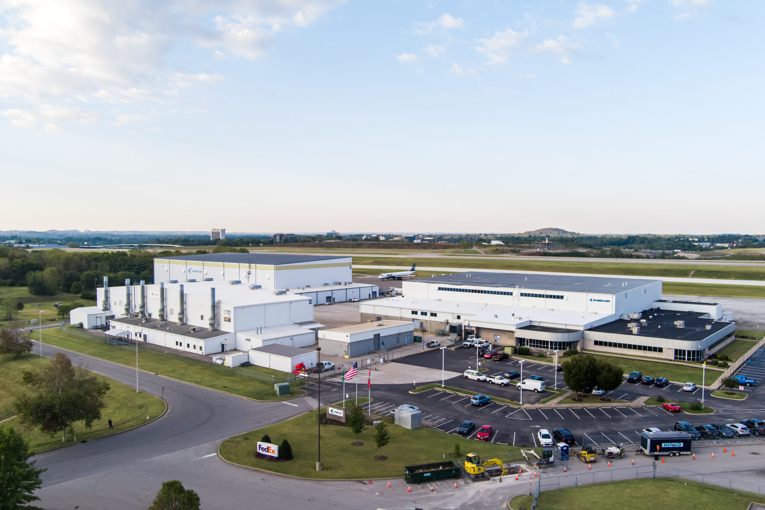 Futuro centro de serviços da Embraer no Texas
