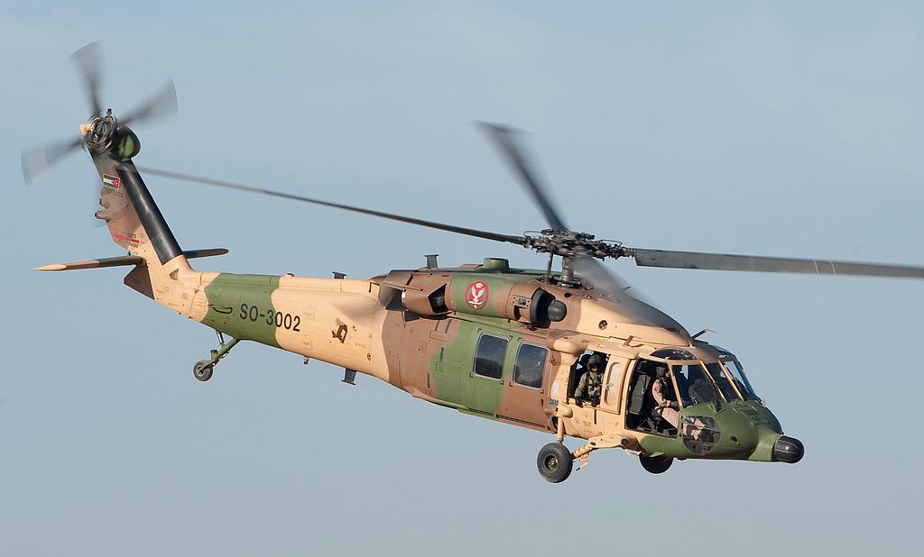 Black Hawk da força aérea da Jordânia. Foto: Wolfram M. Stumpf