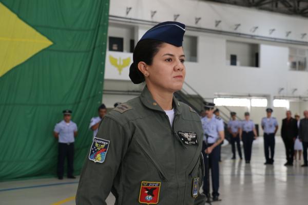 Major Joyce assume o Esquadrão Gordo. Foto: Força Aérea Brasileira