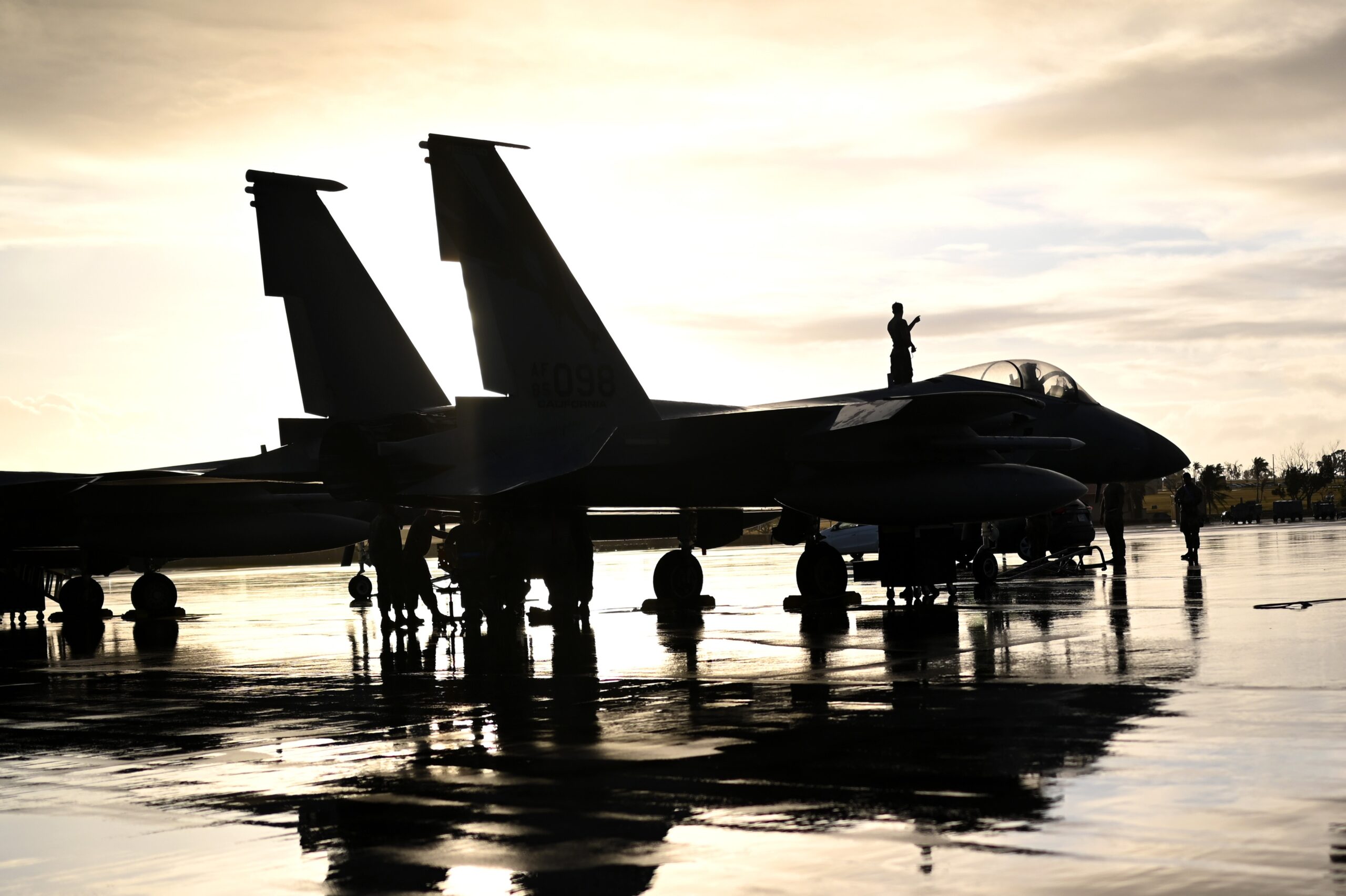 F-15C da USAF. Foto Gerald R. Willis
