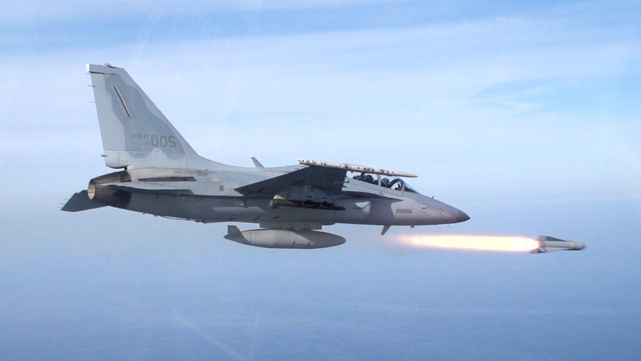 Caça FA-50 da Coreia do Sul. Foto: Força Aérea da Coreia do Sul