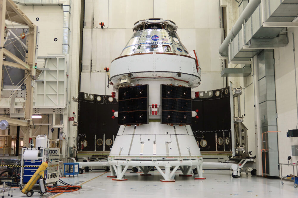 Cápsula Orion para a missão Artemis II. Foto: Lockheed Martin