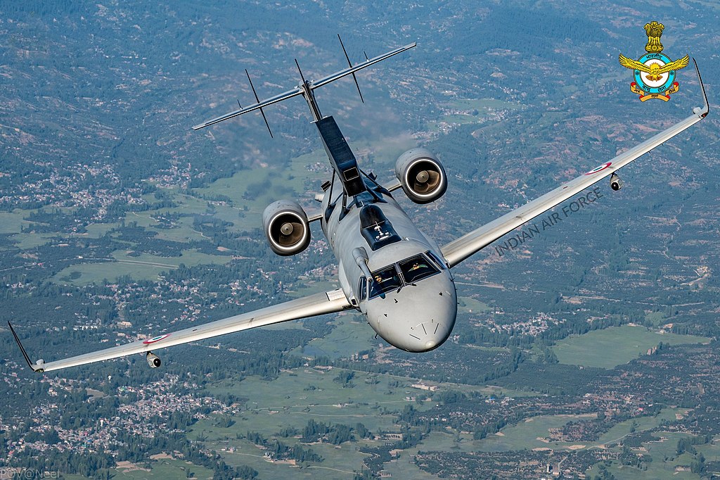 O Embraer 145 é a base do vetor AEW&C da Força Aérea da Índia