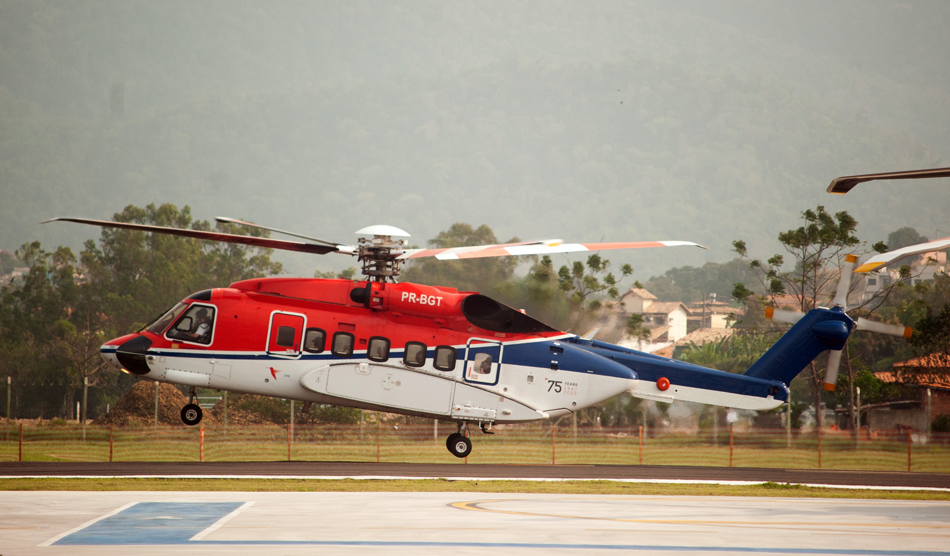 S-92 em operação no Brasil. Foto: Heli-One