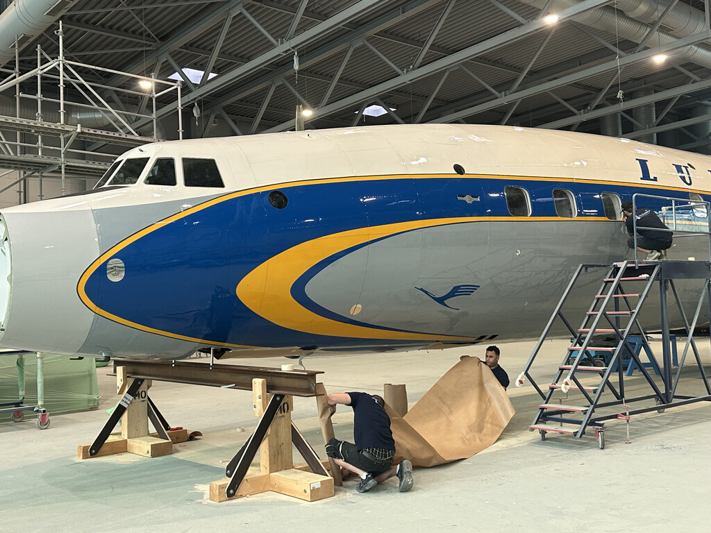 Lufthansa restaura ícone dos anos 50