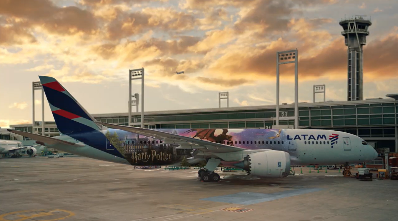 Aviões “Harry Potter” da LATAM terão entretenimento personalizado