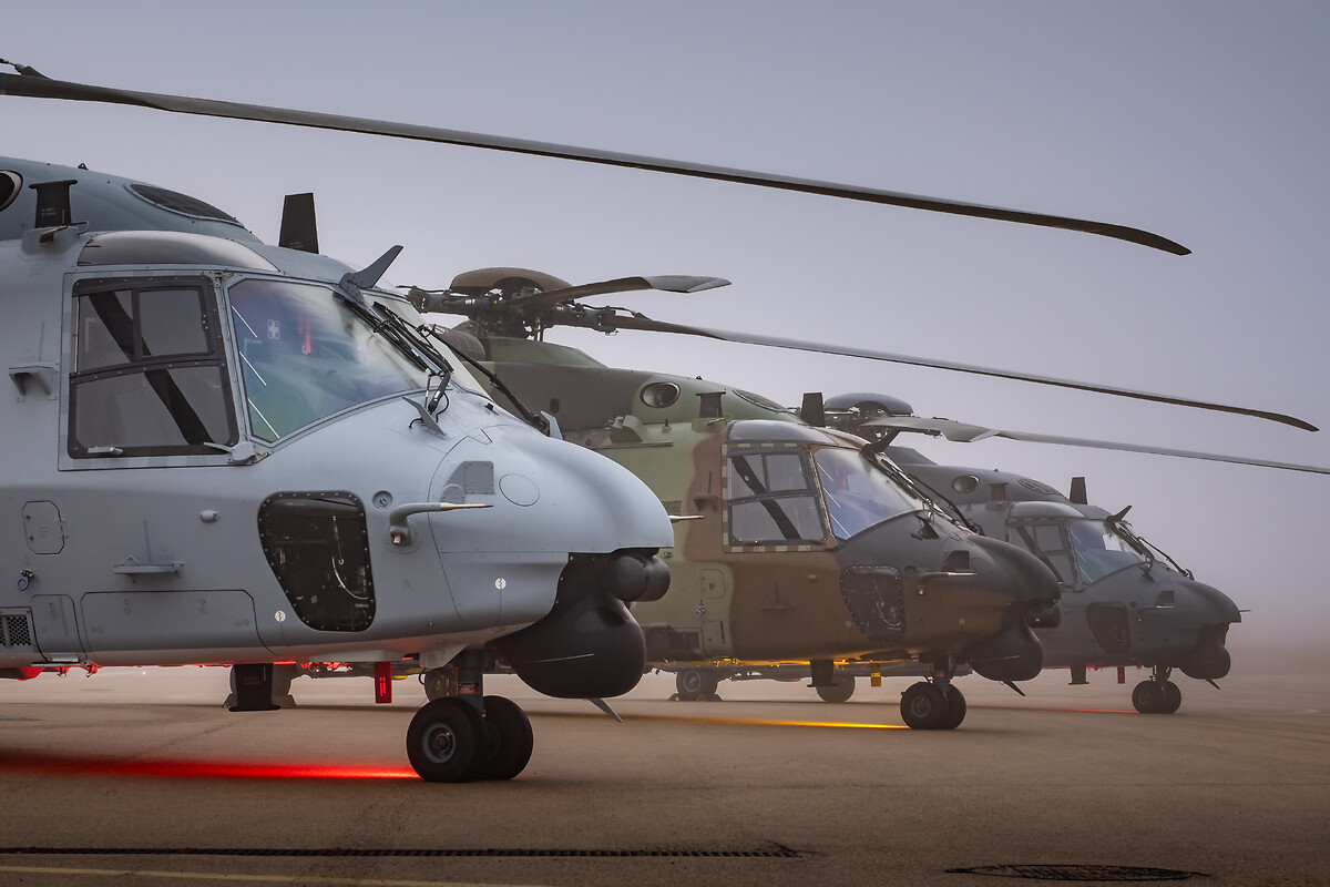 Helicópteros NH90. Foto: Airbus