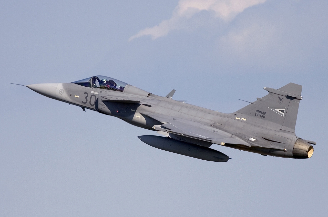 JAS-39C da Hungria. Foto: Chris Lofting