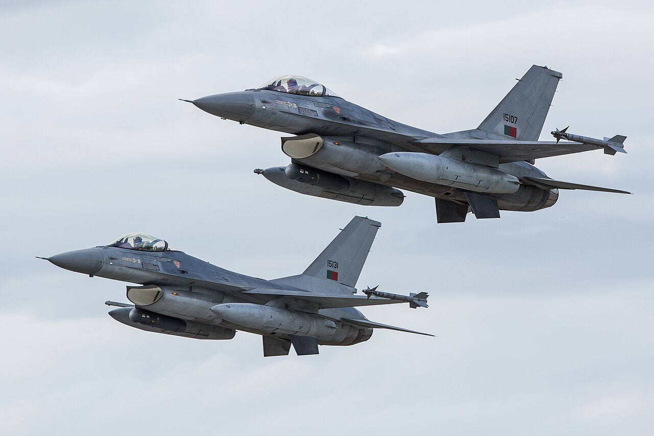 Caças F-16 de Portugal. Foto: Christian Timmig