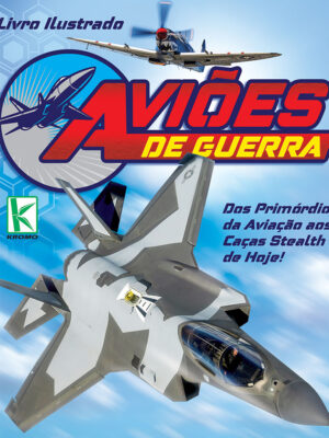 Livro Ilustrado – Aviões de Guerra ( Álbum de figurinhas)