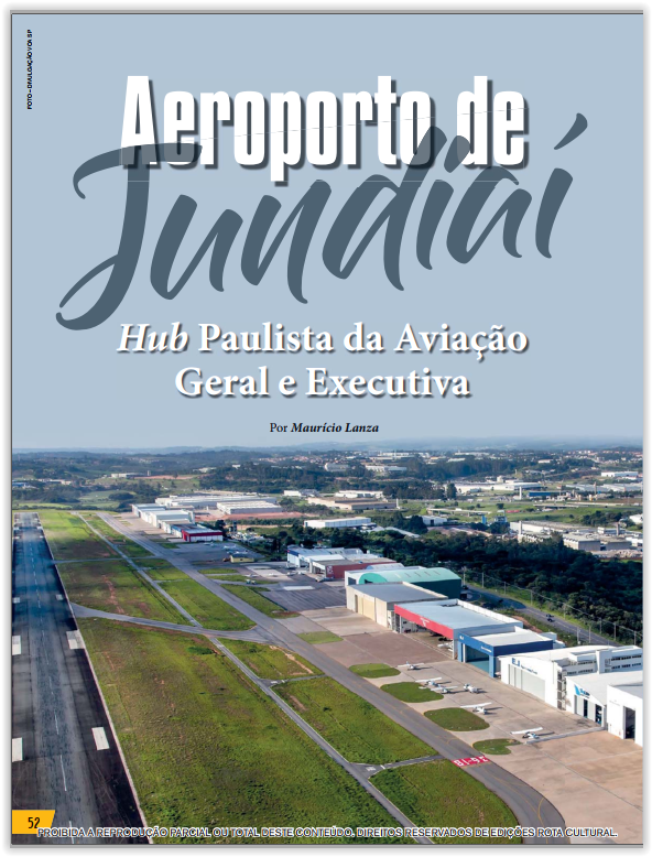 Matéria Avulsa Revista Asas (110) - Aeroporto de Jundiaí