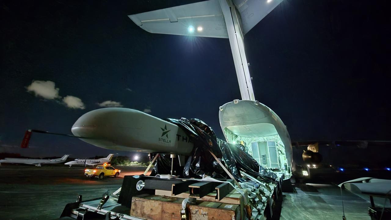 Albatroz Vórtex, da Stella Tecnologia, foi o destaque das demonstrações aéreas do 1º INOVAERO