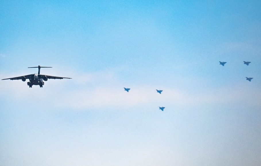 Aeronaves brasileiras chegam para a Salitre 2026. Foto: Fuerza Aérea de Chile