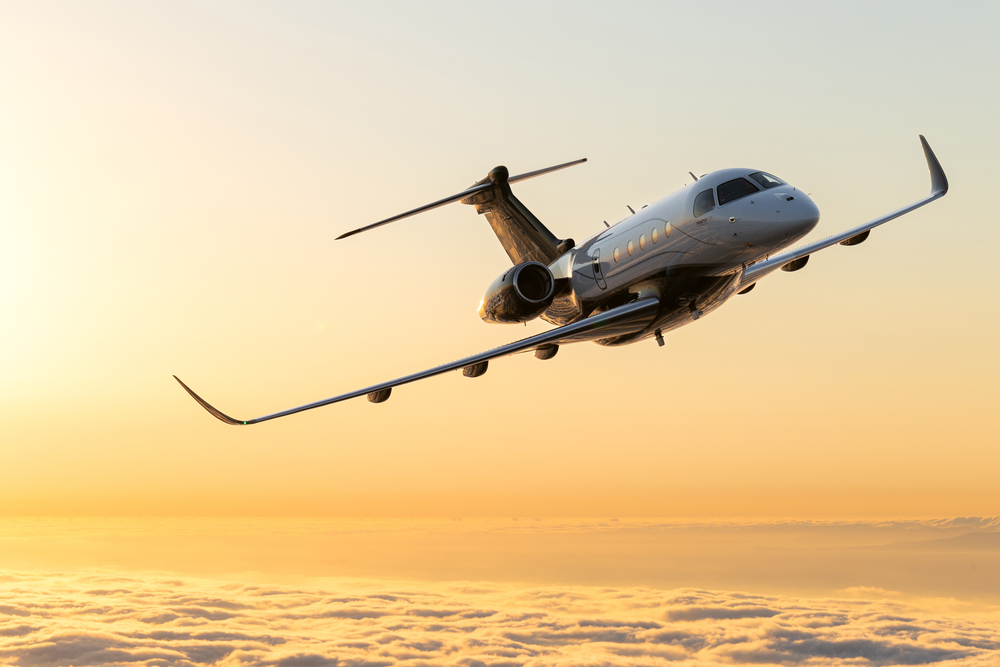Concepção artística do Praetor 500E. Imagem: Embraer