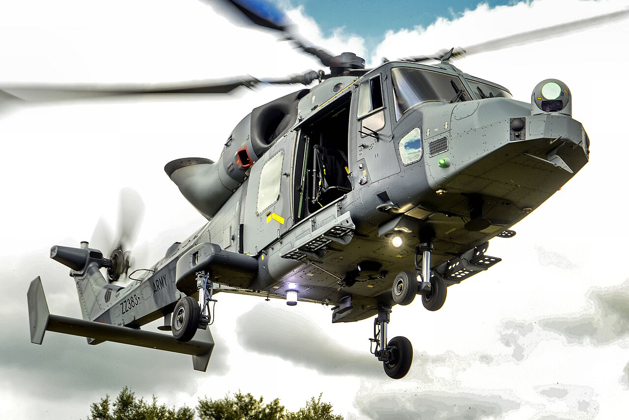 AH1 Wildcat do exército britânico. Foto: Helmut Visorcover