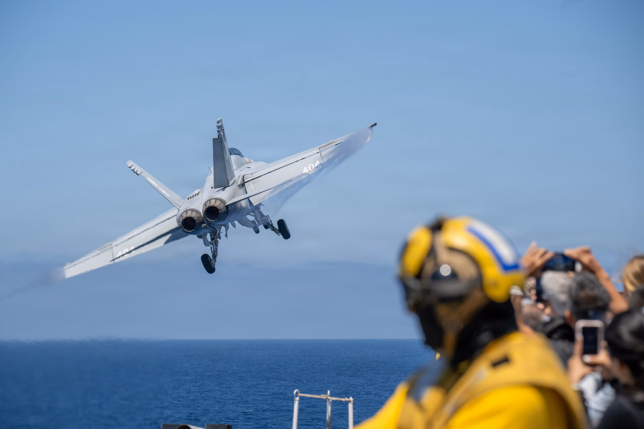 F-18E Super Hornet da US Navy. Foto: Aaron Haro Gonzalez