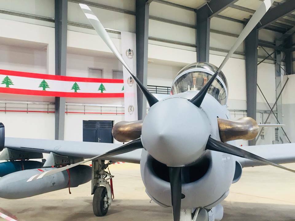 Força Aérea Libanesa recebe mais quatro A-29 Super Tucano
