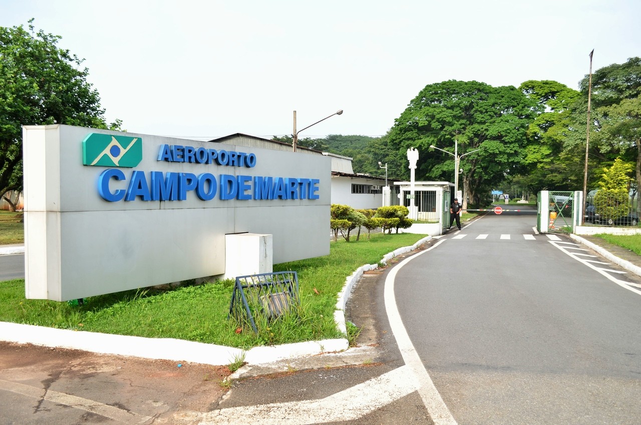 Portaria do Aeroporto Campo de Marte. Foto: Divulgação/Infraero
