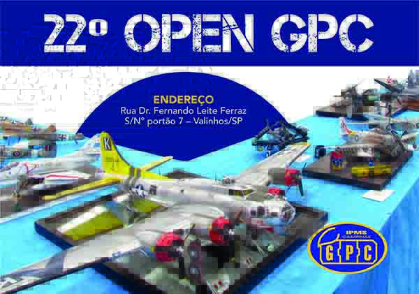 Está chegando o 22º Open GPC