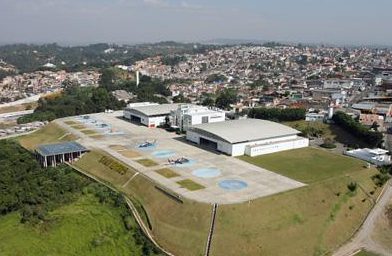 A Helipark está situada em Carapicuíba (SP)