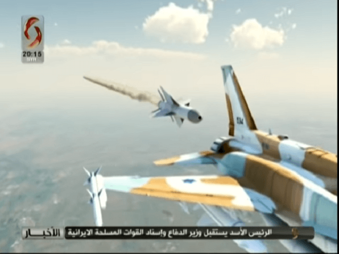 Animação mostra como teria sido o abate do F-16