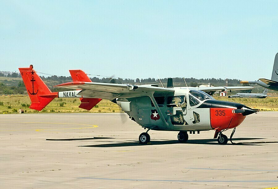 Cessna O-2 Skymaster é utilizado em missões de patrulha, busca e salvamento