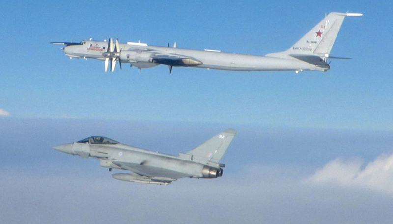 Russos mostram como é ser interceptado pela OTAN