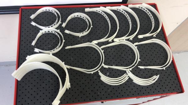 Componentes produzidos no ITA para combater a COVID-19