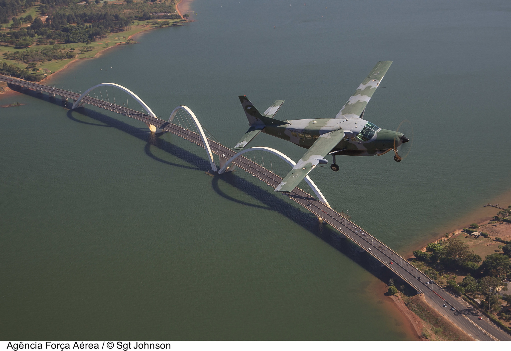 C-98 Caravan da Força Aérea Brasileira, utilizada para missões de apoio na Região Amazônica
Foto: Sgt Johnson Barros / Força Aérea Brasileira