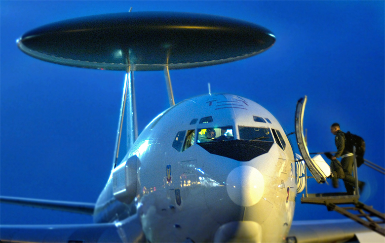 E-3 Sentry da USAF
Foto: U.S. Air Force photo/Tech. Sgt. Cecilio M. Ricardo