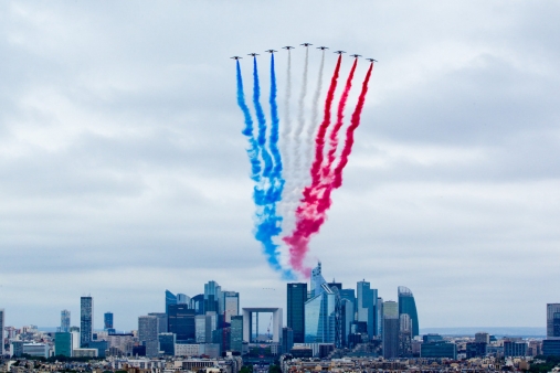 França faz hoje sobrevoo com 70 aeronaves
