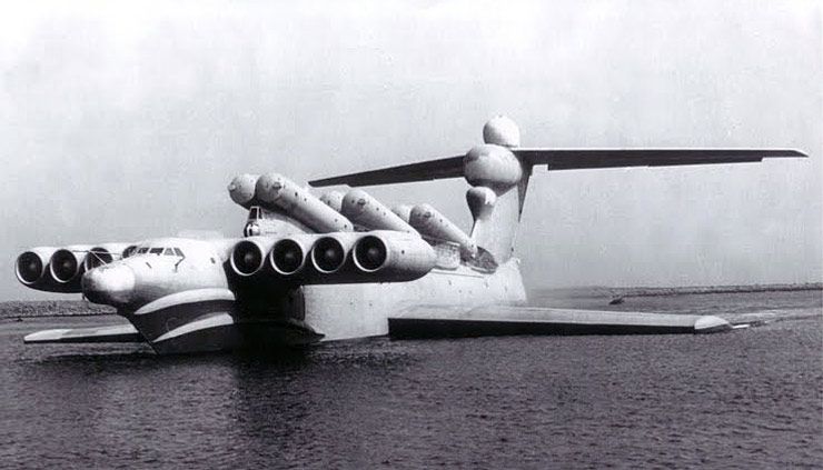 Ekranoplano soviético LUN