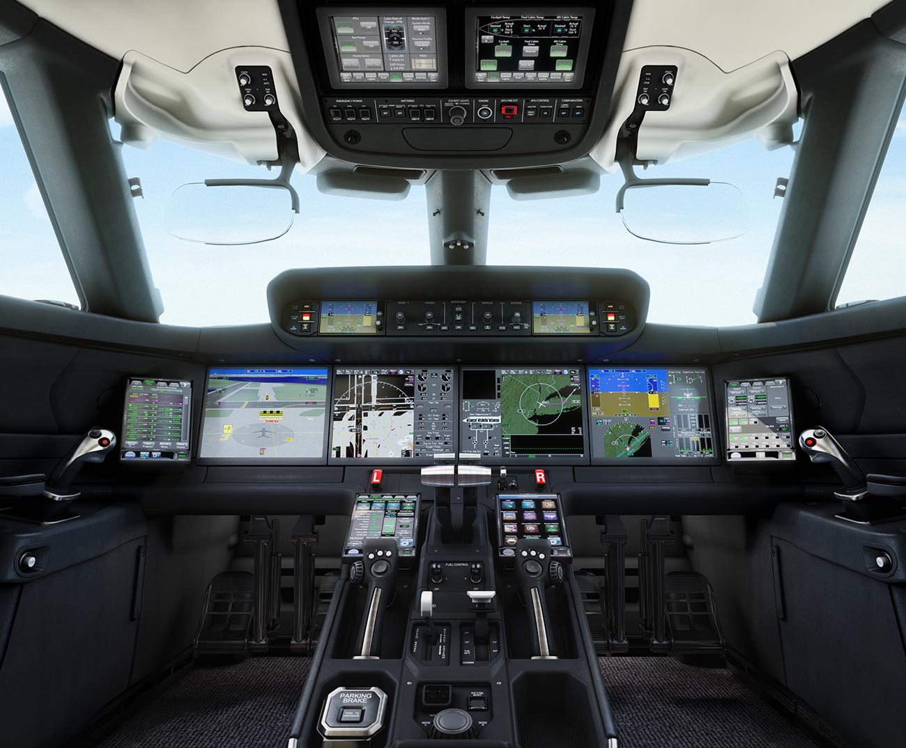 Cockpit do G700
Imagem: Gulfstream