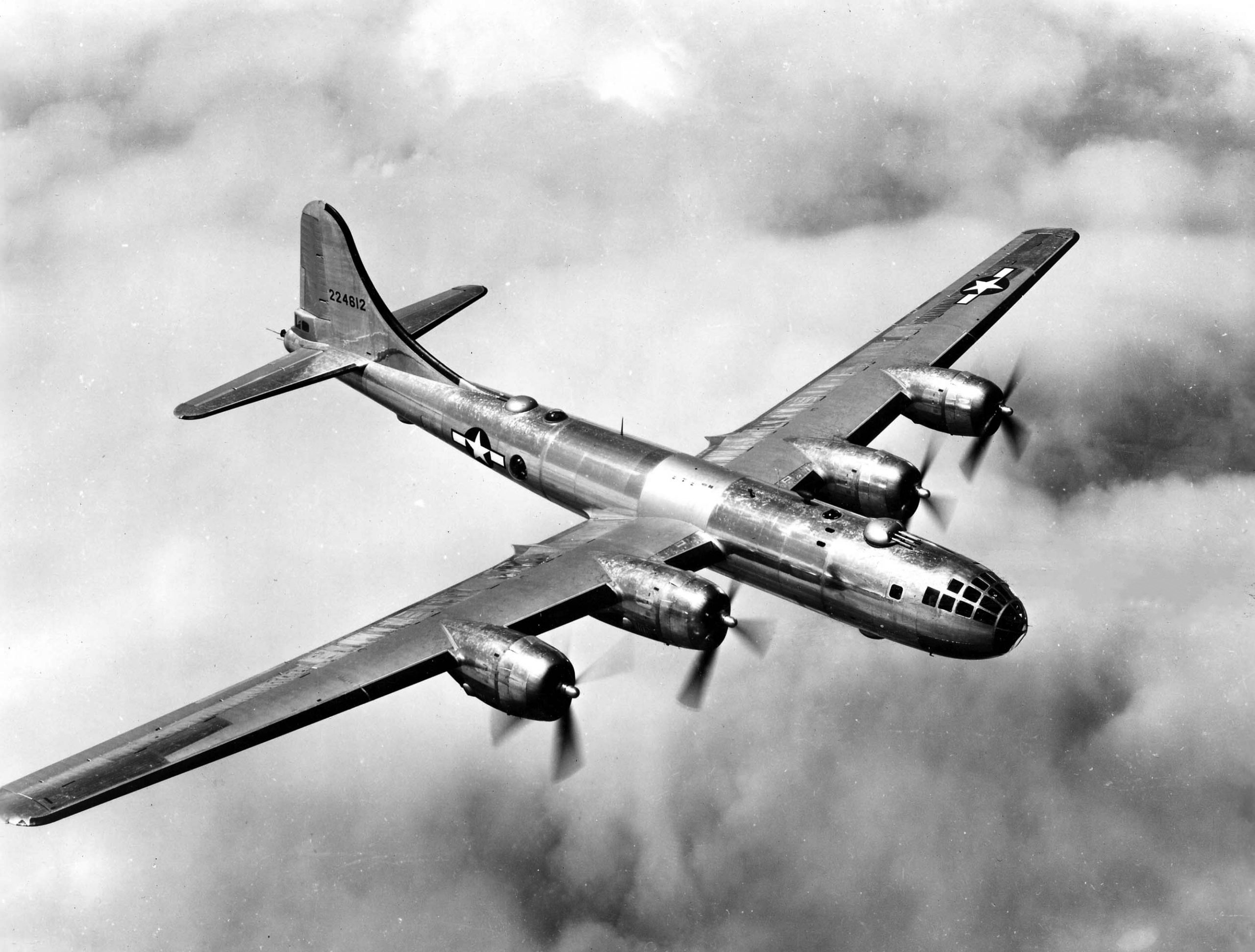 O B-29 foi o bombardeiro mais moderno dos Estados Unidos na Segunda Guerra Mundial