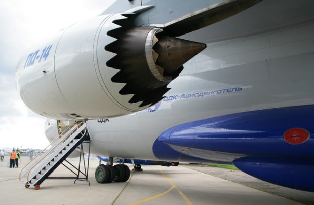 Motor PD-14 em testes 